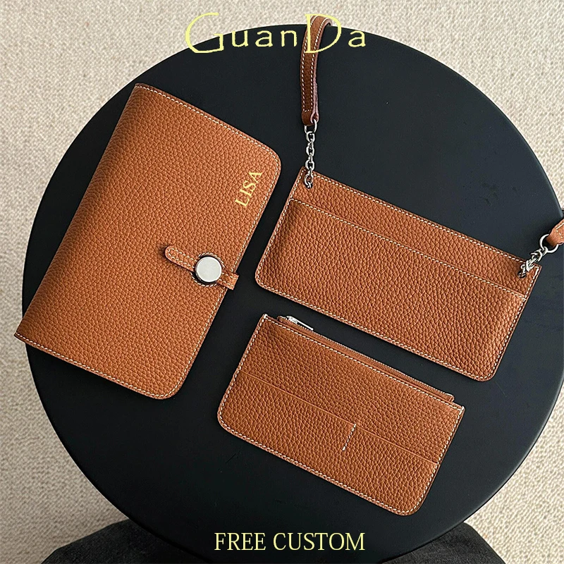 custom-name-luxury-crossbody-bag-fashion-woman-long-wallet-travel-party-lady-cowhide-card-holder-coin-purse-engraving-phone-bag
