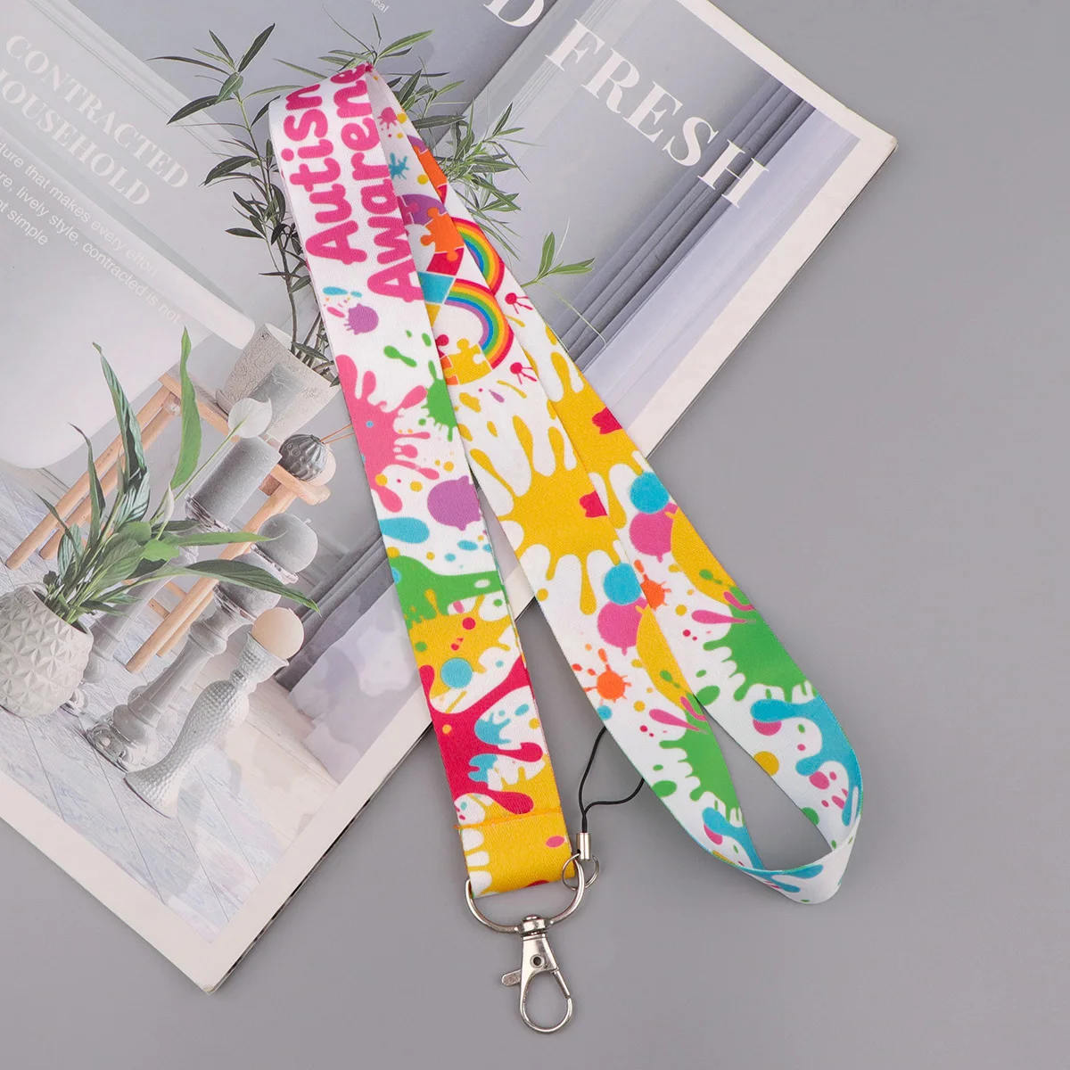 

Autism Quotes Lanyards For Keys Neck Strap ID Credit Card Cell Phone Strap Badge Holder Hang Rope Keychain Accessories Gifts