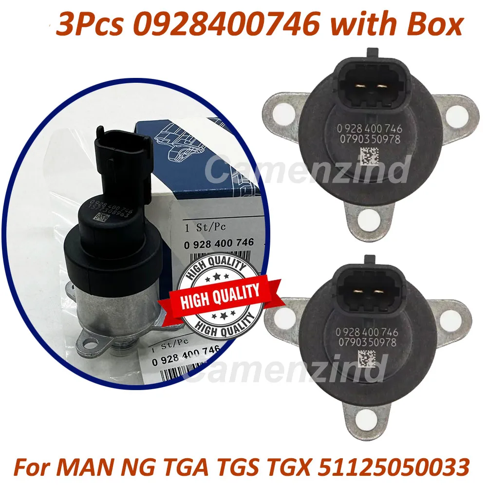 

3 шт. OEM 0928400746 регулятор давления топлива, дозирующий клапан для MAN NG TGA TGS TGX NEOPLAN TEMSA 51125050033 928400746