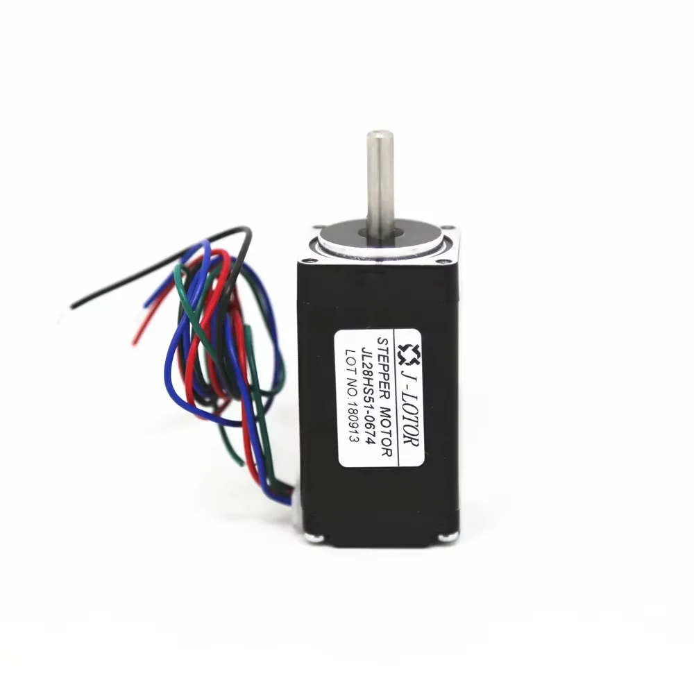 NEMA11 28BYG51 1.8° 0.67A 1.2kg.CM 12Ncm 28mm Stepping Motor 2-Phase 4-Leads Bipolar Hybrid Stepper Motor for 3D Printer