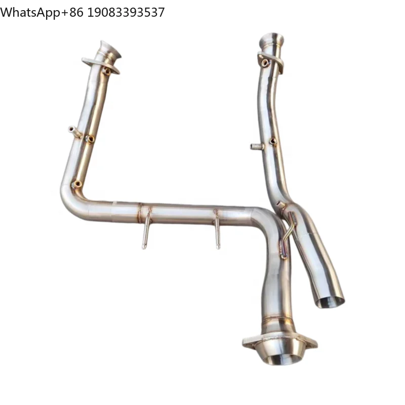 

SKYLEY Custom Exhaust Downpipe for Ford F150 SVT RAPTOR 3.5TT 2017- up Exhaust System Stainless Steel Racing Downpipe