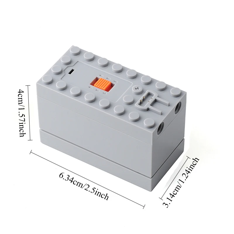 Pièces techniques MOC, moteur M, boîtier de batterie Servo PF IR, vitesse, récepteur de télécommande, blocs de construction, jouet, 6 pièces