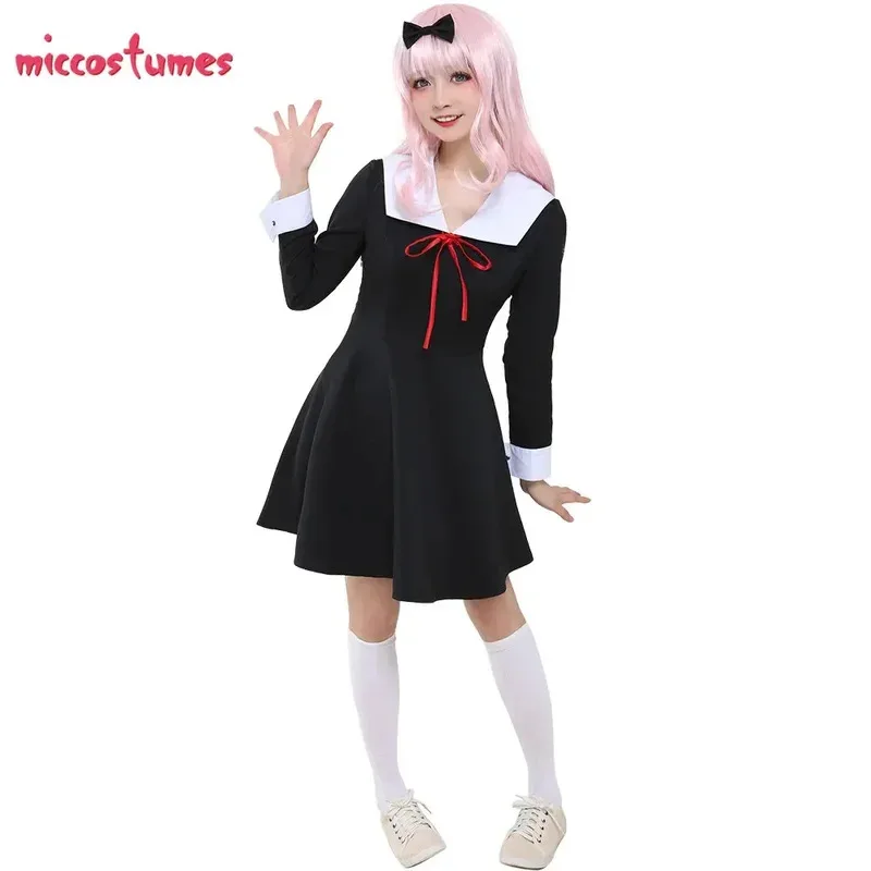 

Miccostumes женский костюм для косплея Kaguya, школьная форма Dressc;6,r'8;p'
