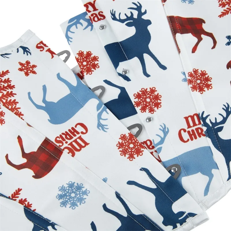 Painted Elk Corset White Christmas Corsets and Bustiers Female Neck Lace-up Waist Adjustable Body Shapewear  corselet bordado