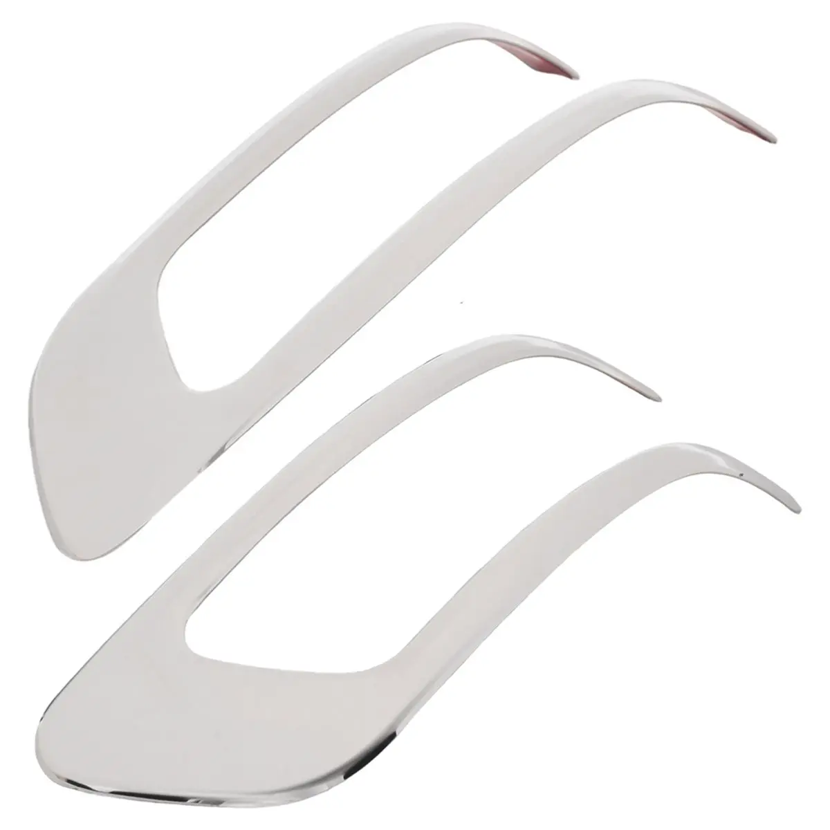 #77W Car Side Rearview Mirror Cover Trims Strip Sticker for Honda,Rearview Mirror Cover Trims Strip,(Metal)