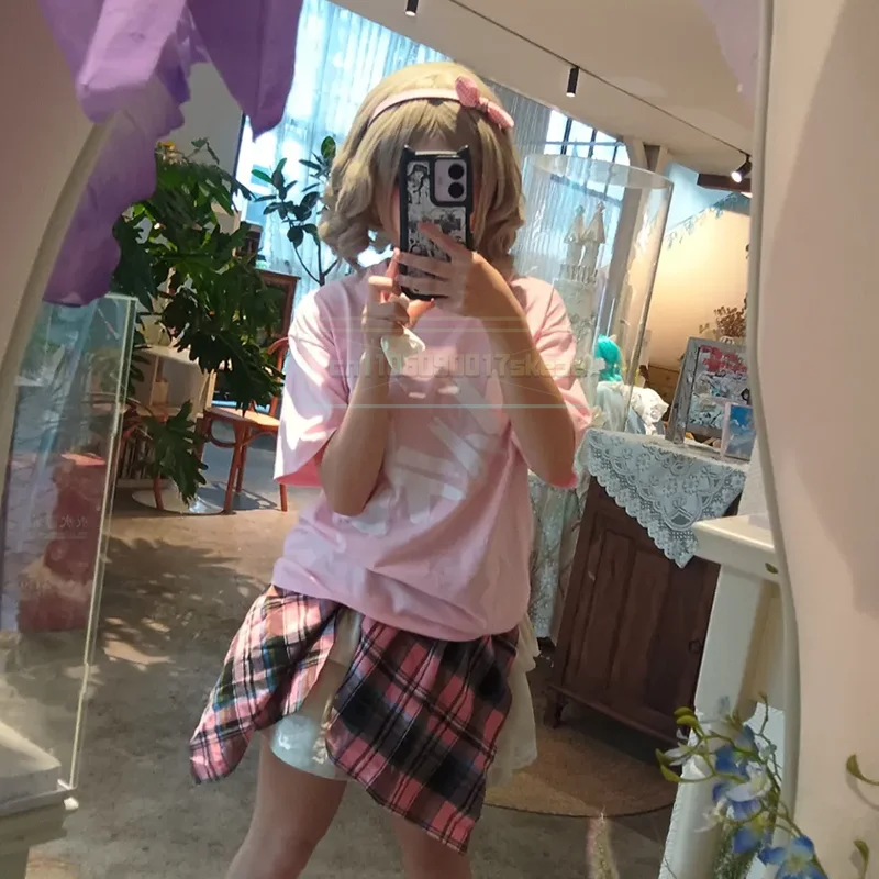 Anime GIRLS BAND CRY EBIZUKA TOMO Rupa 코스프레 티셔츠 의상 여름 반팔 탑 셔츠 데일리 캐주얼 의류