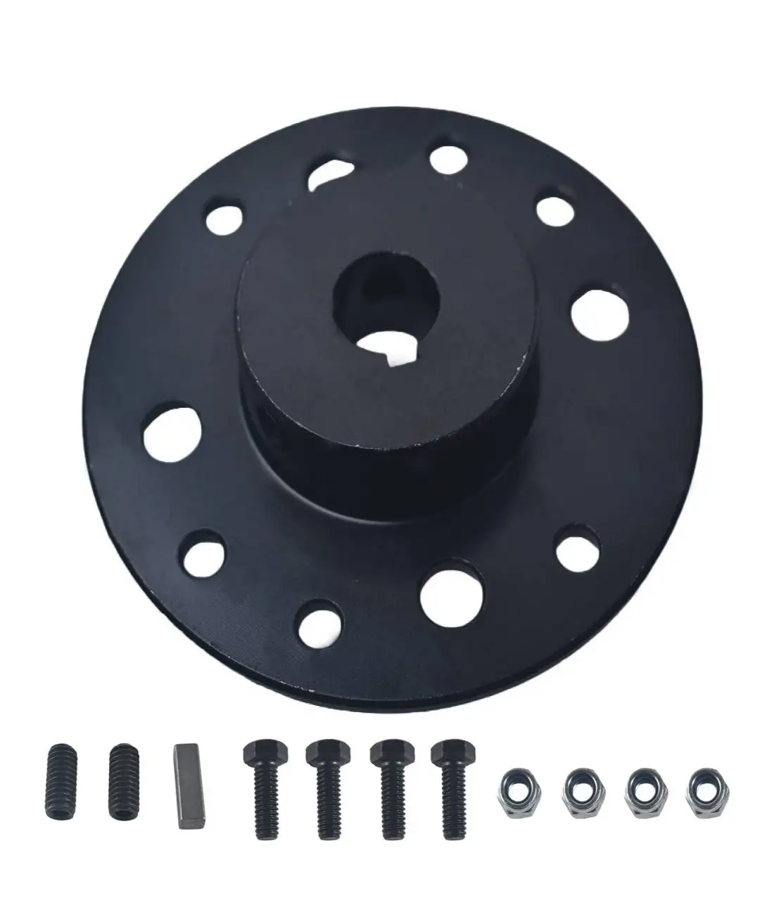 

Black Sprocket Hub With 5/8" Bore 3/16" Keyway Kit For Go Kart Mini Bikes