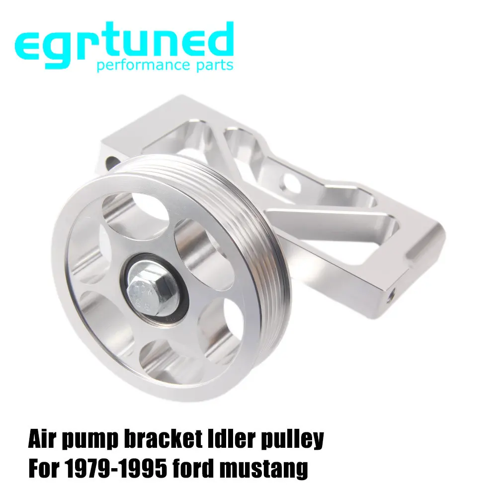 

Billet Air Pump Bracket Idler Pulley For 1979-1995 Ford Mustang 5.0L GT LX OFF-ROAD SMOG