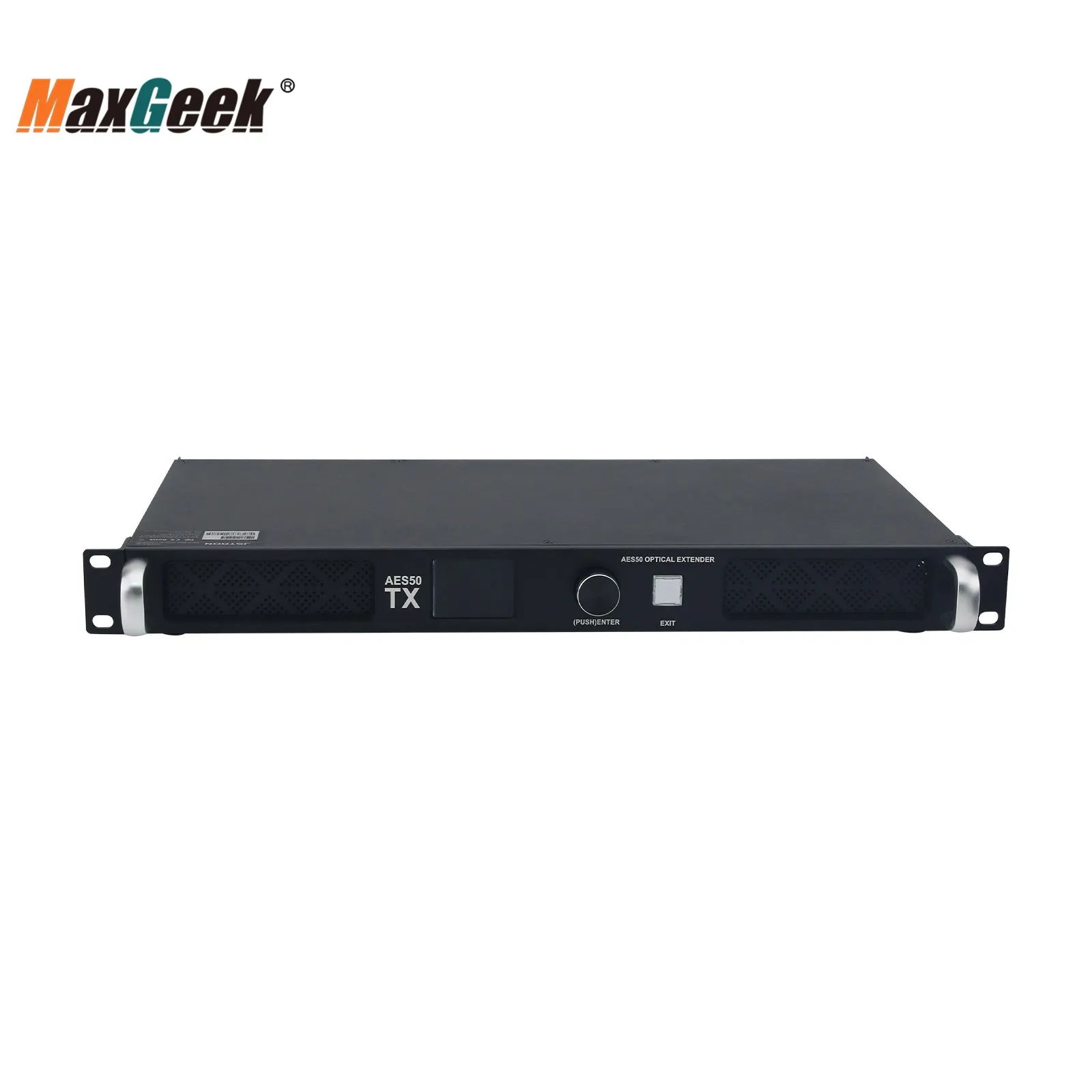 Maxgeek DN50 2-Channel AES50 Optical Fiber Extender + Gigabit Transceiver 2-IN-1 Tuning Light Transmission Device