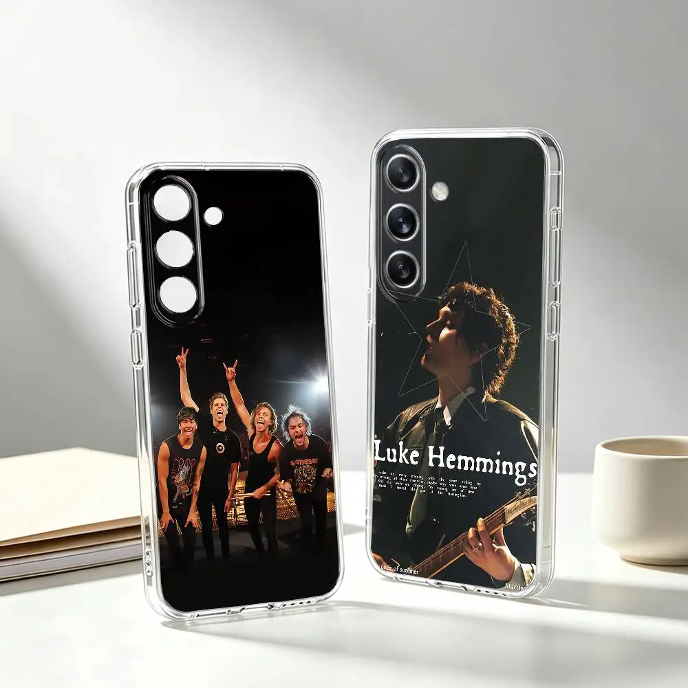 L-Luke Hemmings 5SOS  Phone Case For Samsung Galaxy A91,80,73,72 ,71,53,52,32 ,31,22,21s,20,Transparent Soft Case