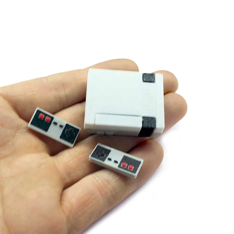 3개/세트 1/12 인형집 미니 게임 콘솔 미니어처 게임 핸들 모델 손 인형 액세서리 홈 DIY 장식