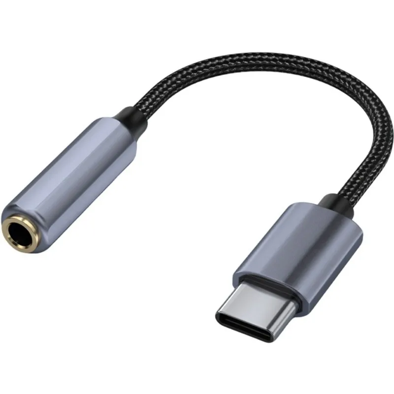 THANKYOU Type-C to 3.5mm Audio Adapter with Chip, High-Speed Data Transfer for Galaxy Pro Pixel