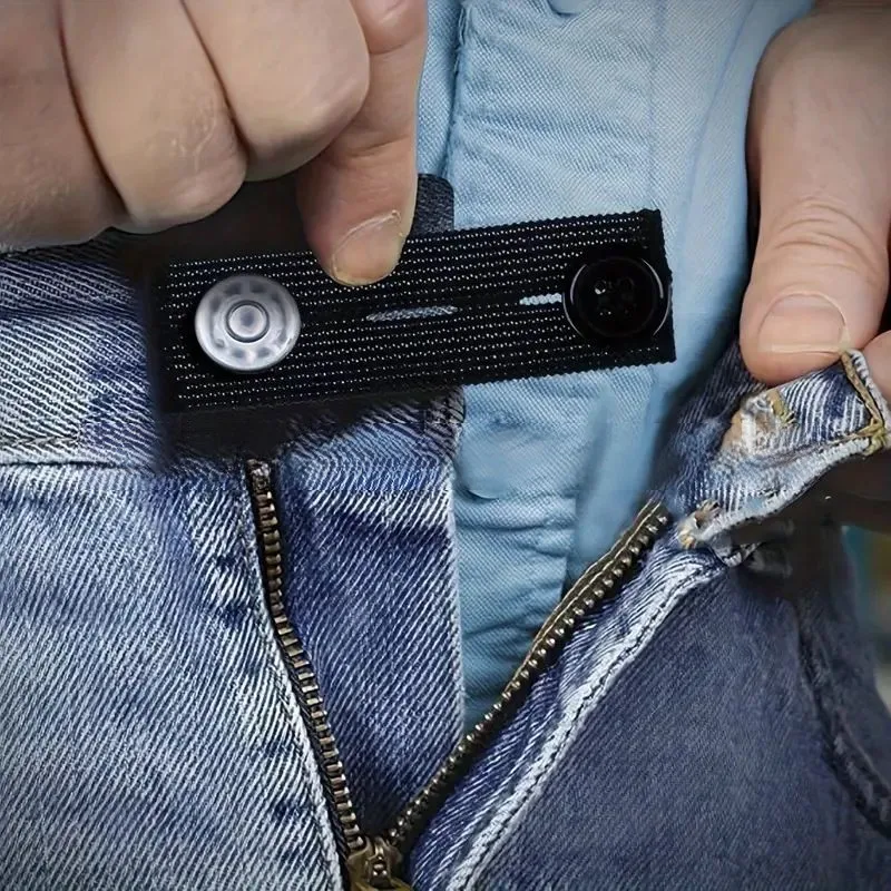 1/5pcs Adjustable Button Extenders Maternity Clothes Waist Extenders for Pants Jeans Trousers and Skirt