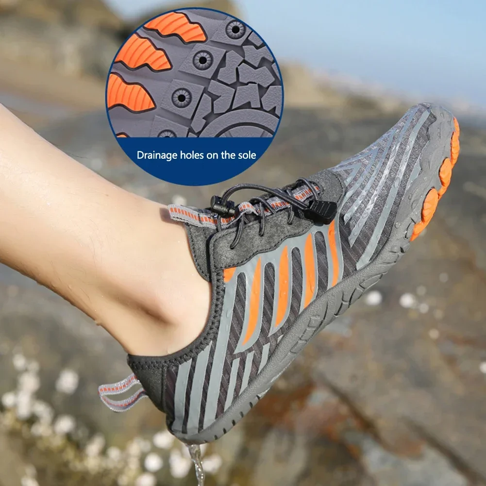 Water Barefoot Shoes Breathable Quick-drying Anti Slip Summer Sneakers Unisex Beach Hiking River Sea Aqua Shoes for Women Men