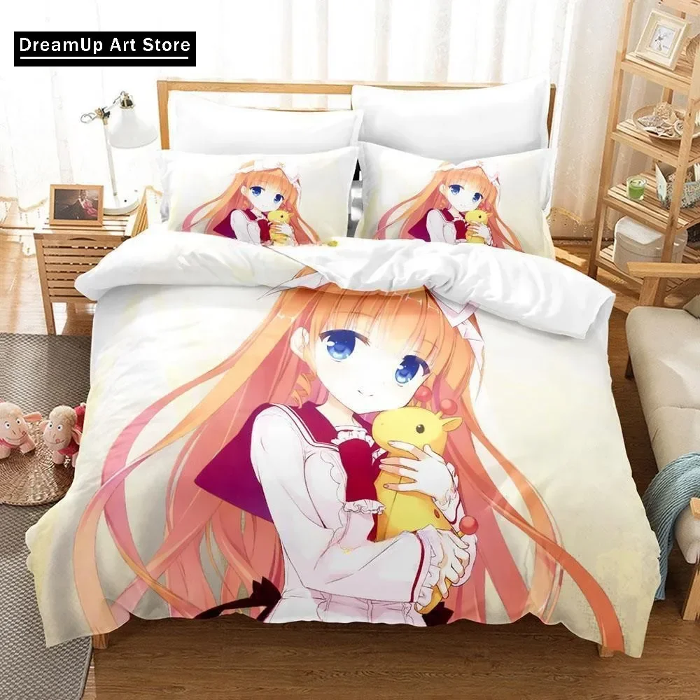 

3d Print Anime Game Aria the Scarlet Ammo Bedding Set Cute Quilt Cover Bed Cover With Pillowcase Twin Single Queen King Size