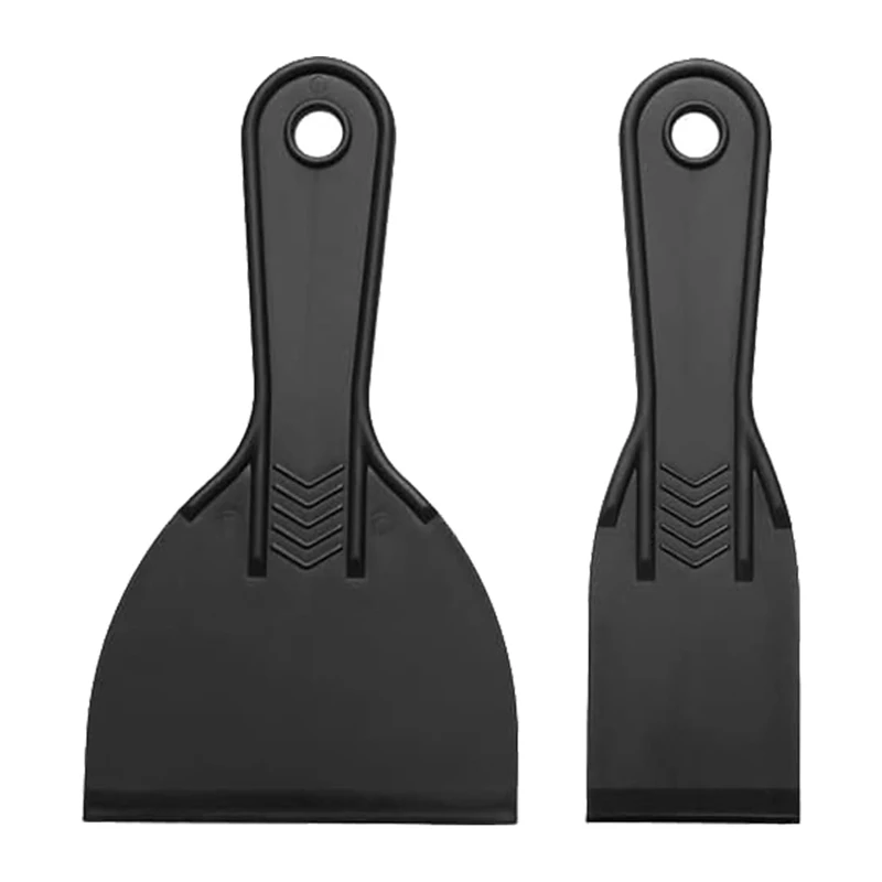 2Pcs Putty Scrapers Set Plastic Putty Scrapers Kit Spatula Set Paint Scrapers Tools Painting Scrapers Set Filling Putty Tool
