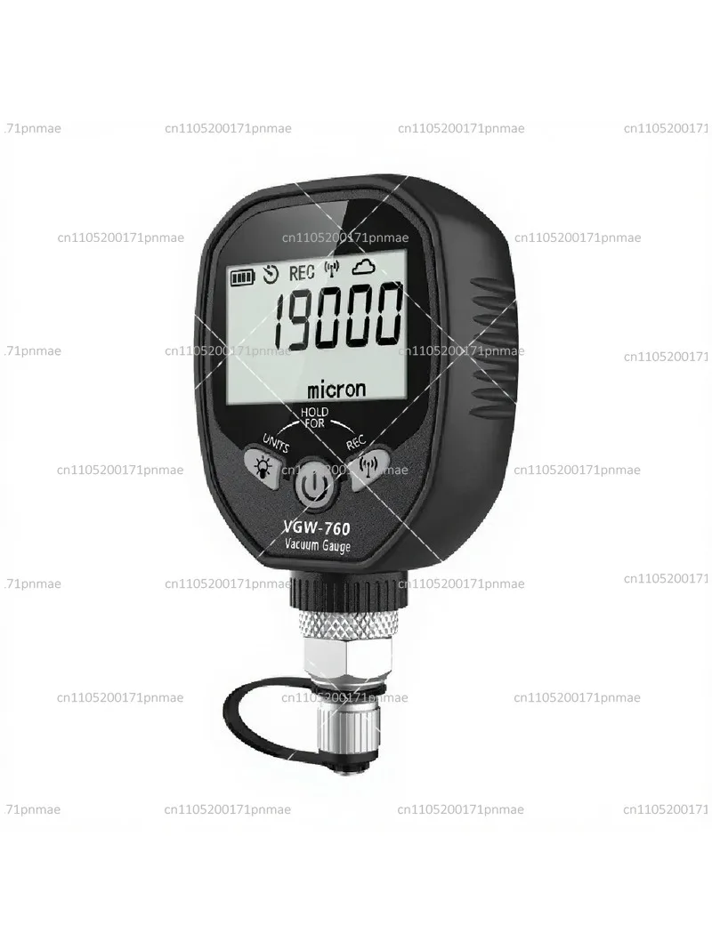 Wireless Digital Vacuum Gauge 0-19000 Microns HVAC Tool with 1/4 Inch Port
