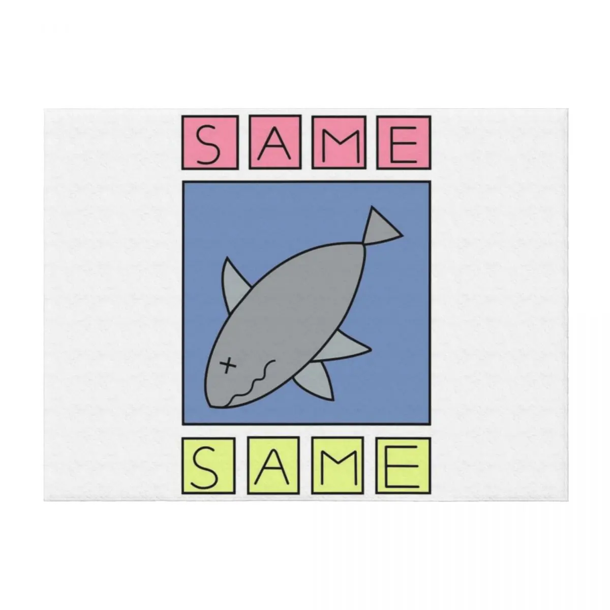 

nichijou funny sames Throw Blanket Flannel Fabric Bed covers Sofa Throw Moving Blankets