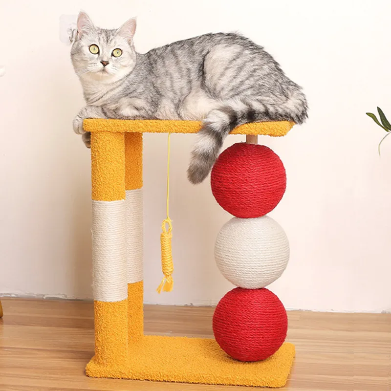 Cats Scratcher Cat Tree House Scratching Post for Cats Climbing Shelf Cat Tree Tower Condo Furniture Pet Products Scratch Frame