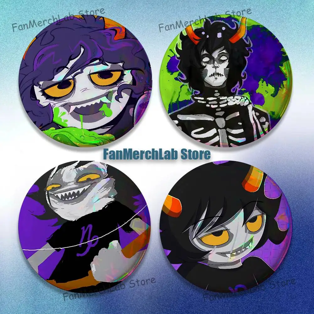 

G-GamzeeS M-Makara Fanart Badge on Backpack Clothes decoration Tinplate Round Brooch Funny Custom Gifts for Friend