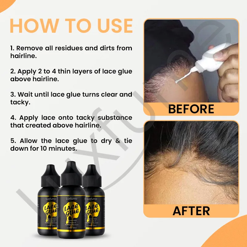 شعر مستعار الغراء اضافية عقد مقاوم للماء الدانتيل الجبهة سوبر الترابط لاصق الغراء للشعر المستعار الدانتيل الغراء الشعر الغراء أدوات تصفيف الشعر الدانتيل الغراء #2