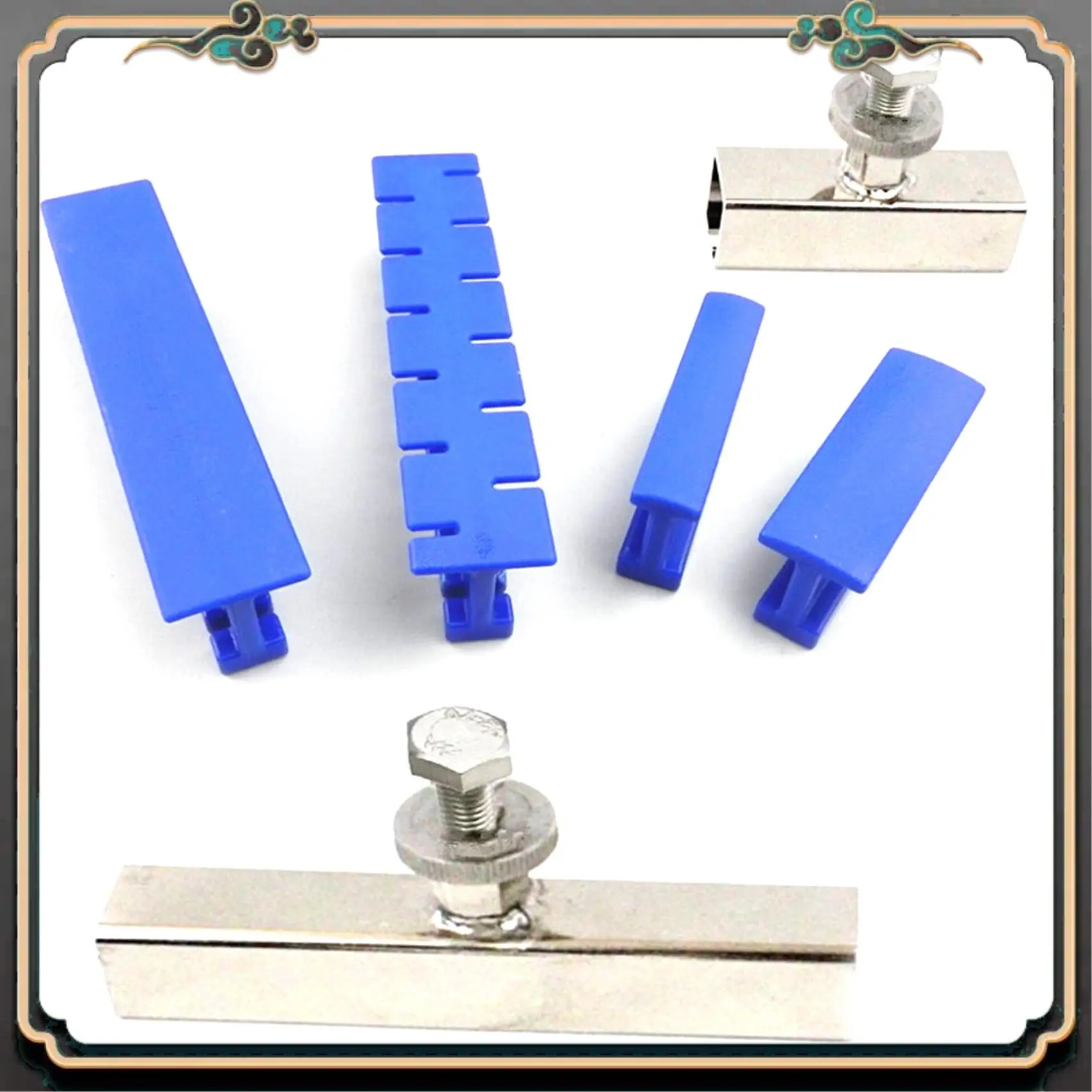 

M45K-10Pcs Adhesive Glue Tabs Tools Kit For Car Paintless Dent Repair Tool Auto Dent Repair Tools Long Dent Repair Tools