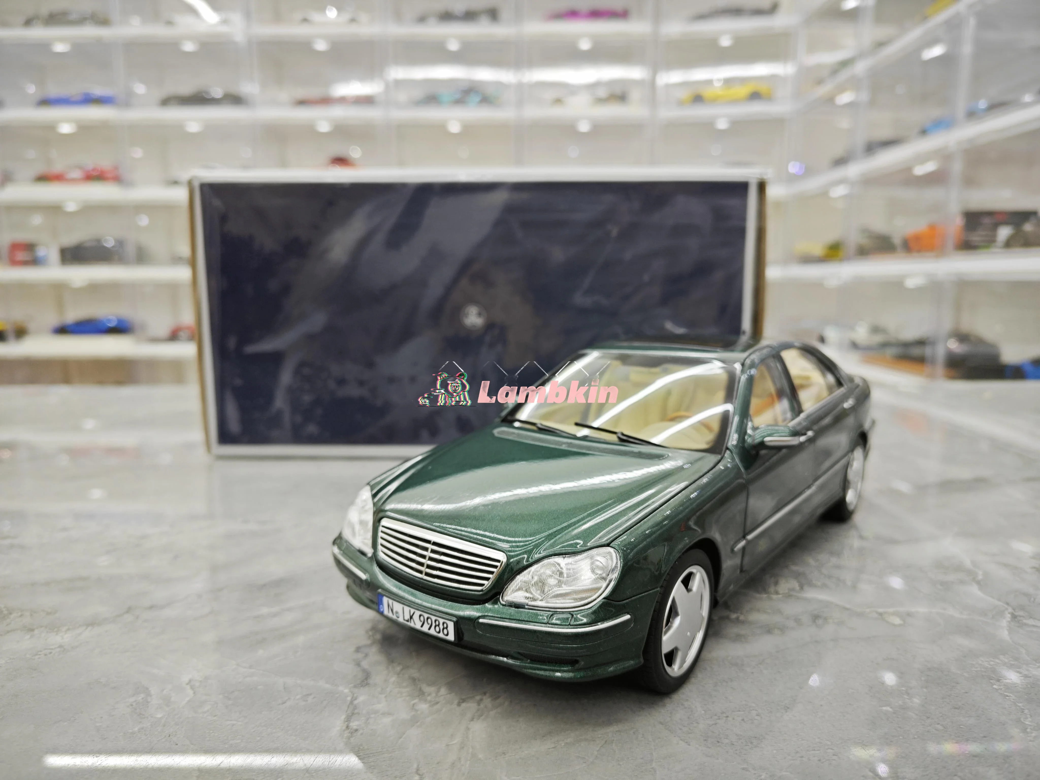 Norev 1:18 For -Benz S600 S55 Simulation Alloy Metal Car Model Gift Collection Ornaments Furniture