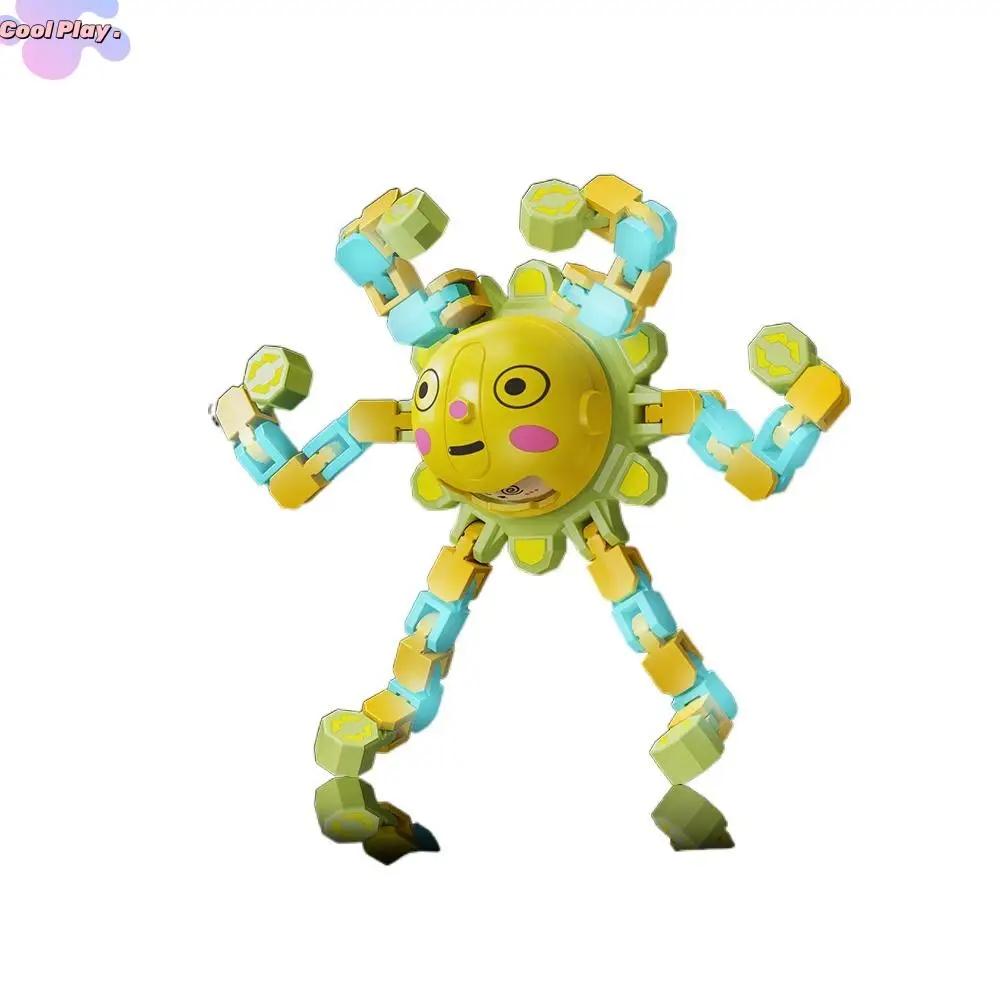 

Пластиковый механический светящийся гироскоп, робот-осьминог, сменный кончик пальца, универсальная цепочка, светящаяся в темноте руководство