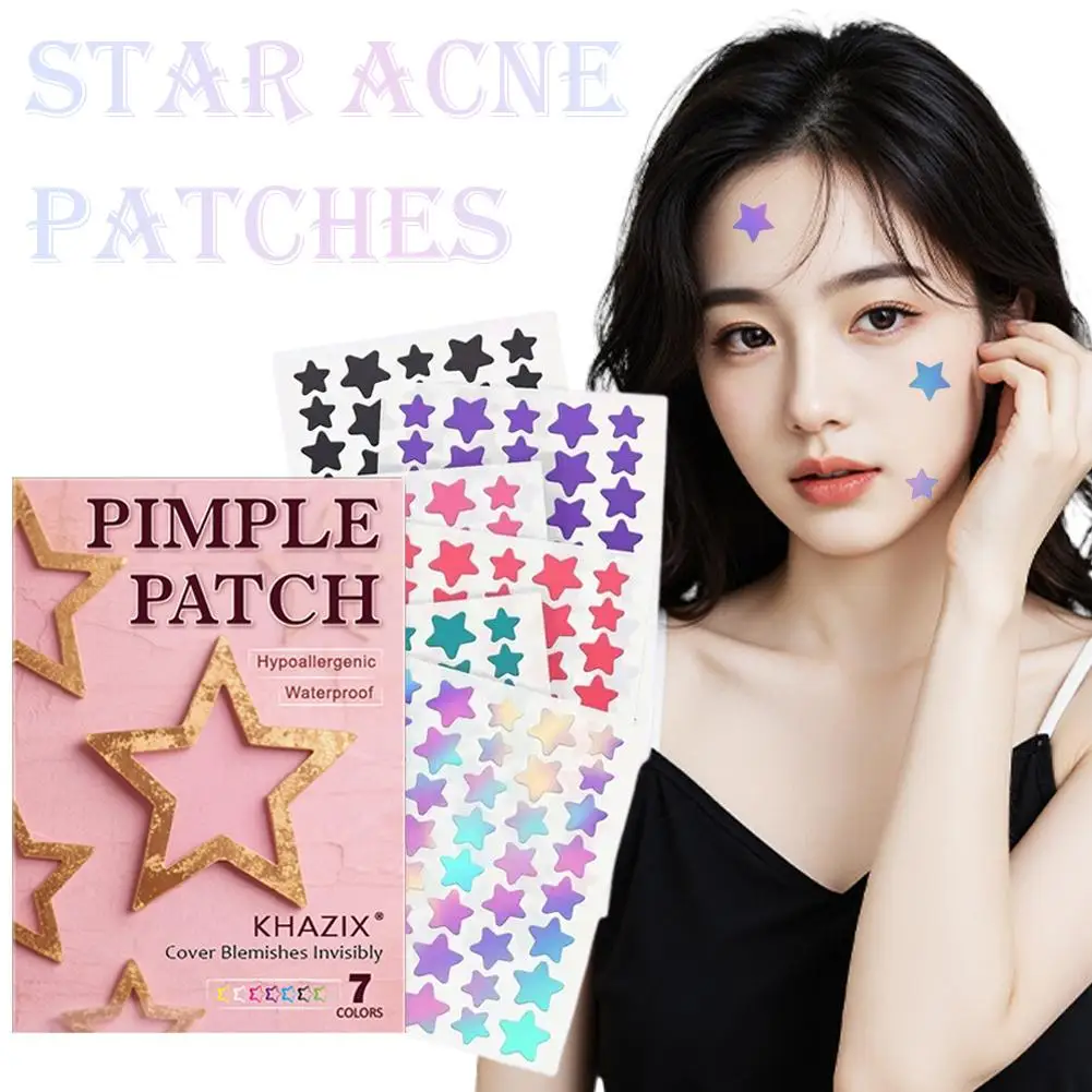 Multi-Color Star Acne Care Patch Concealer Patches Dissolve Blemishes While You Sleep Pimple Cover Sticker Skincare Beauty Tool