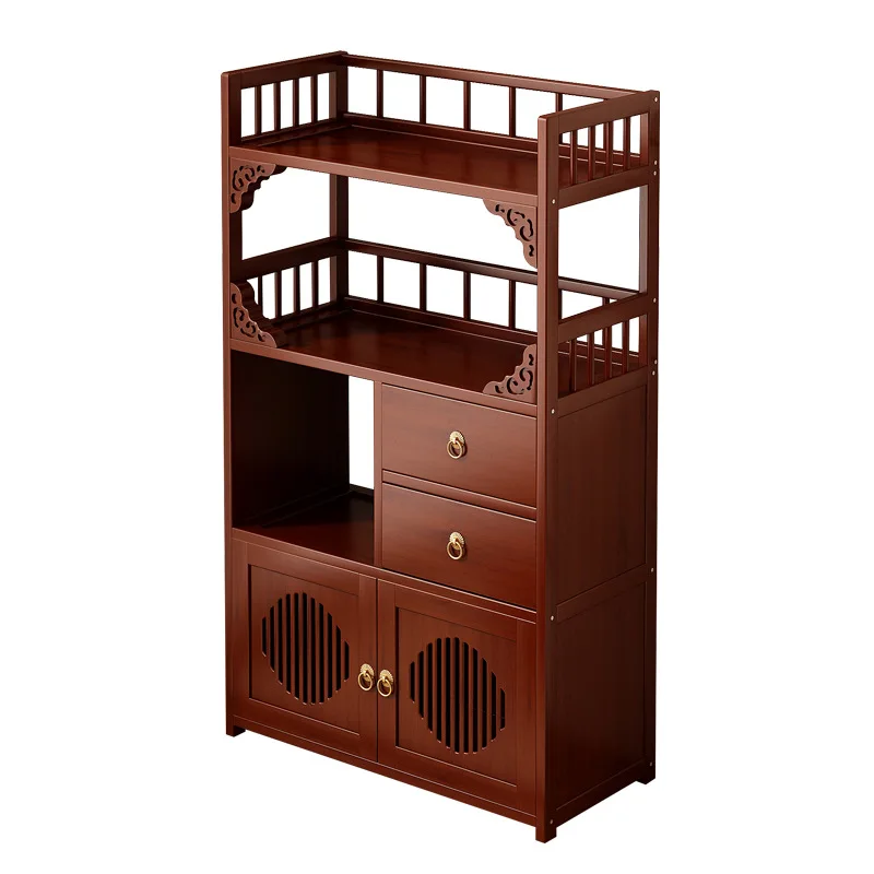 Multifunctional Furniture with Drawers & Shelves, Kitchen Cupboard, Living Room Storage Organizer, Tea Table Cabinet image 2
