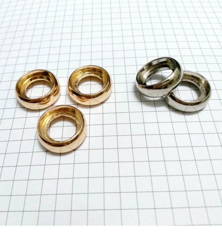 30PCS Pilz Loch Disc Bindung Metall Ring Lose-Blatt Notebook Blatt Schreibwaren Buch Disc Runde Büro Liefert Zubehör