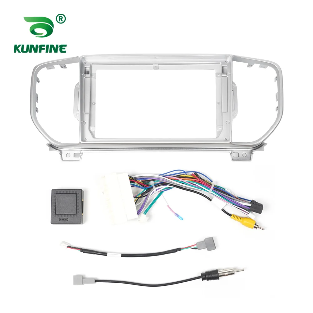 Auto GPS Navigation Stereo Für KIA KX5 Sportage R 2016-2018 Radio Fascias Panel Rahmen Fit 2Din 9 zoll in Dash kopf Einheit bildschirm – Detail 2