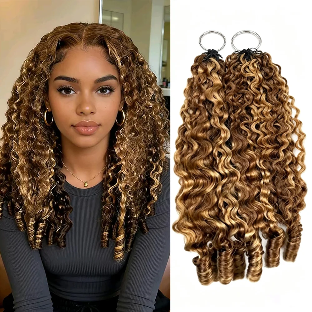 P427 Burmese Curly Miracle Knots Crochet Human Hair Raw Human Hair Feather Human Crochet Hair For Braiding