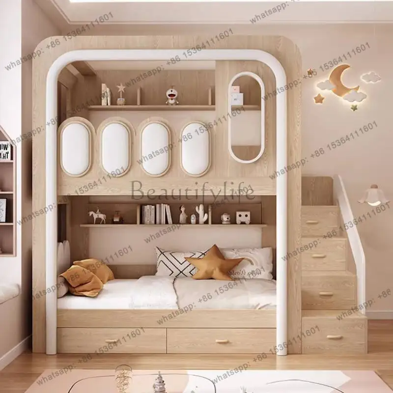 Storage Normal Kids Beds Expandable Normal White Design Princess Kids Bed Modern Single Custom Lit Pour Enfants Furniture Home