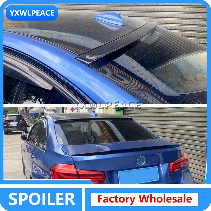 

For BMW 3 Series F30 F35 F80 2013-2018 ABS Material Unpainted Color Rear Roof Spoiler Car Styling Body Kit Accessories