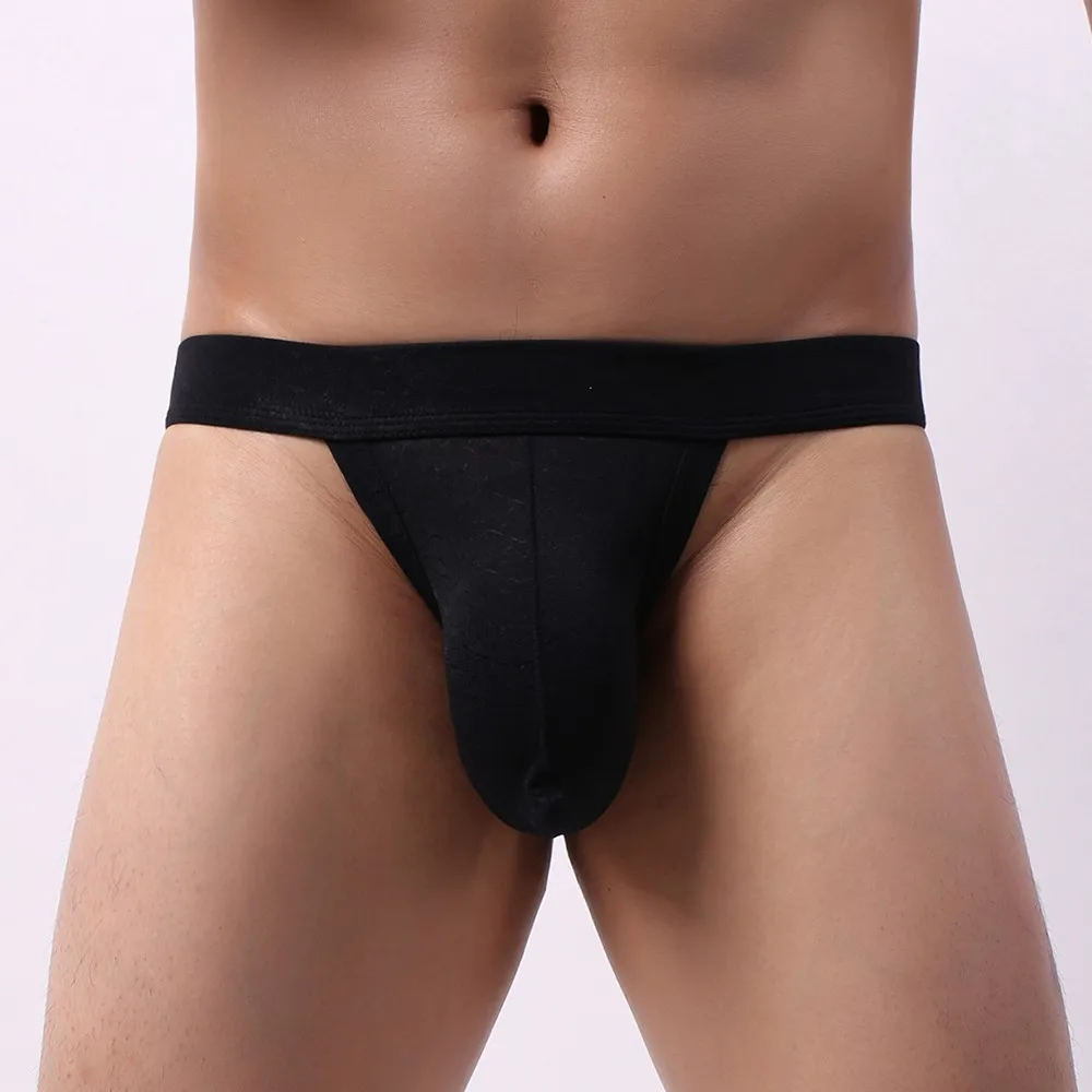 

Men Sexy U Convex Pouch Thong Panties See Through Breathable G String Underpants Bikini Underwear Low Rise Open Butt Briefs