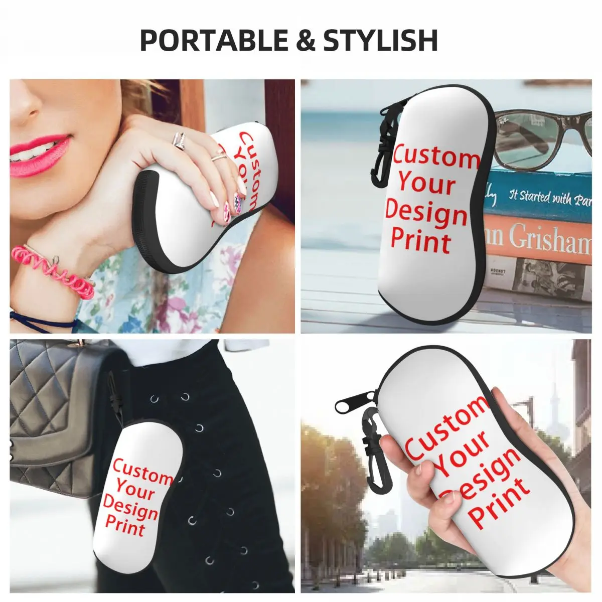 Custom Custom Your Design Glasses Case Fashion Customized Logo Printed Shell Eyeglasses Case Sunglasses Box