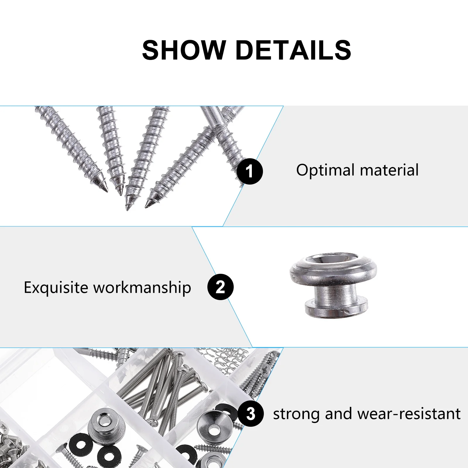 

Guitar Repair Tools Spring Supplies Screw Accessories Neck Plate Mounting Selector Kit Instrument