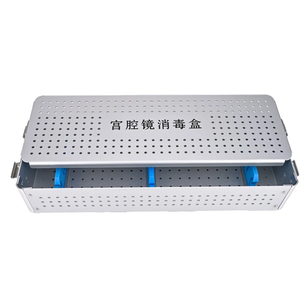 

Hysteroscope Rigid Endoscope Sterilization Box, Hysteroscope Sterilization Container Box