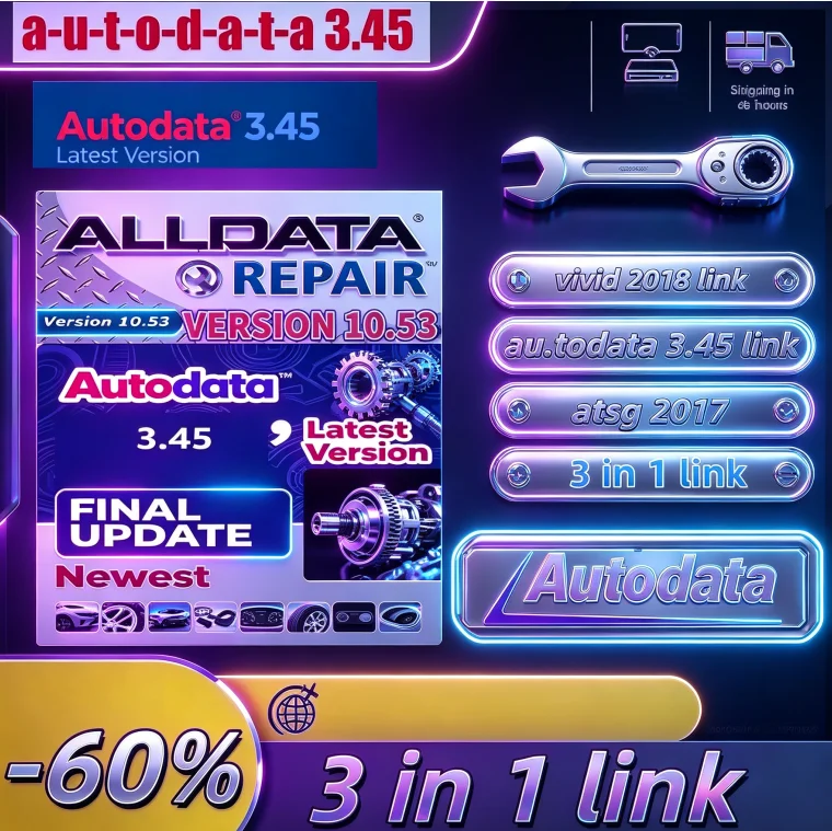 

Hot Autodata 3.45 + Auto Repair Software Workshop DATA Vivid 2018 (Atris-Technik) +Install Video for European Cars Software