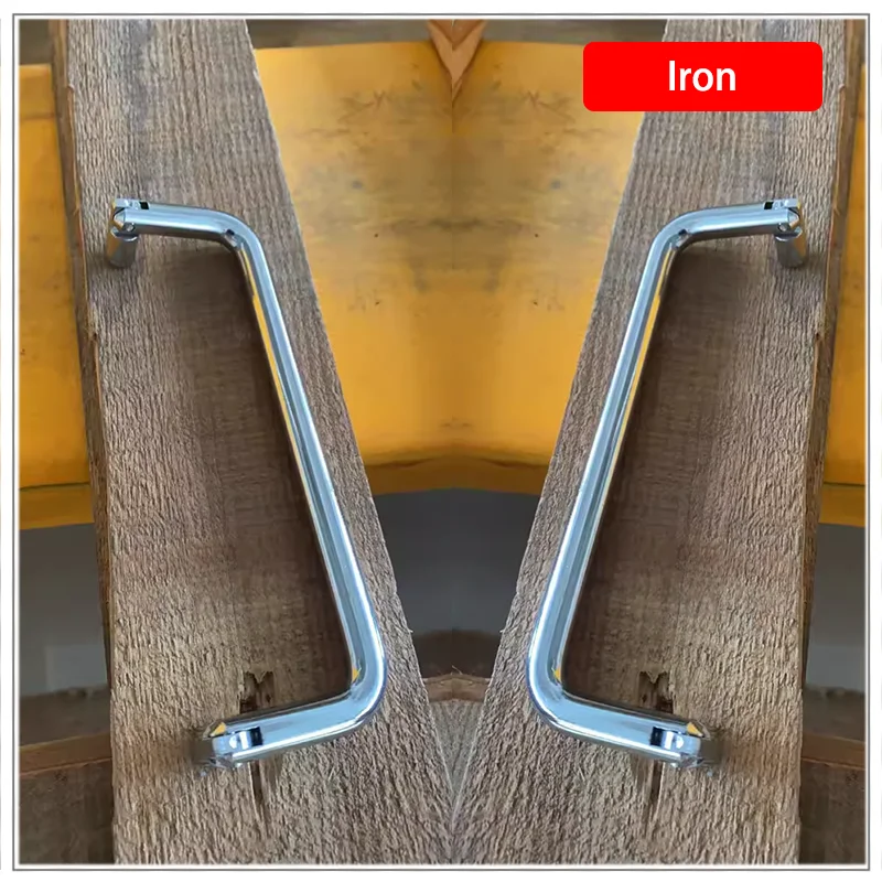 

10pcs Double-Sided Folding Iron Galvanized Toolbox Handles Movable for Industrial Electrical Machinery And Automation Equipment