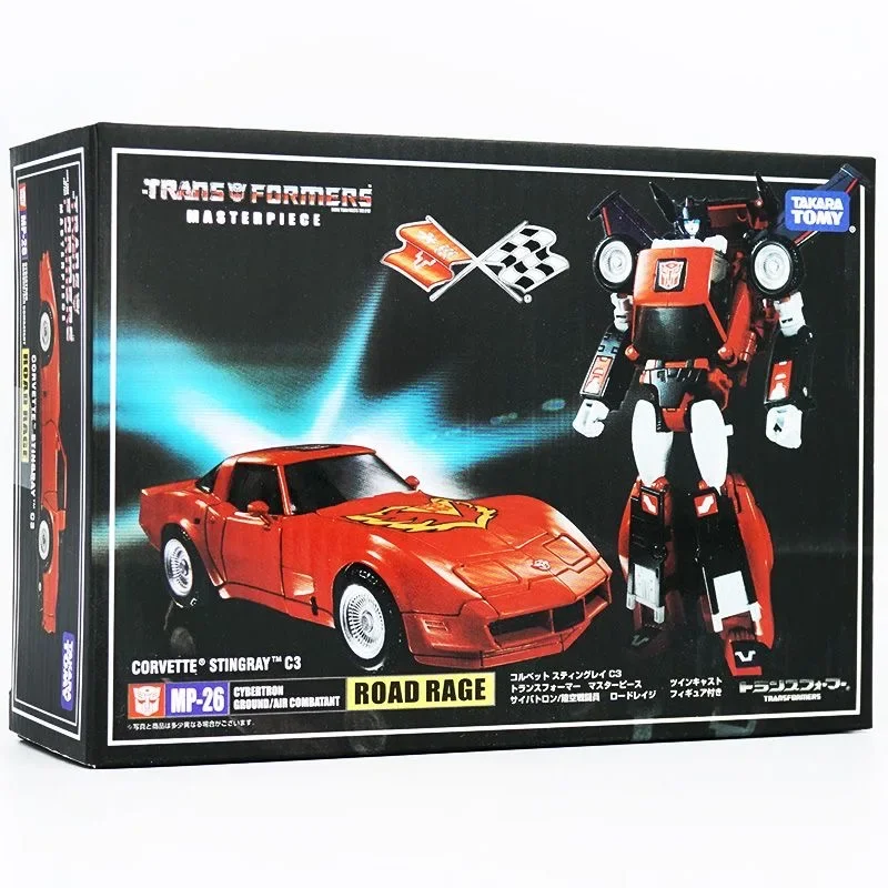 TAKARA TOMY Transformers ของเล่นแผนที่ Rage รุ่น Transformers MP-26 ยาง Recoating หุ่นยนต์หญิงตัวเลขการกระทําของเล่นเด็ก