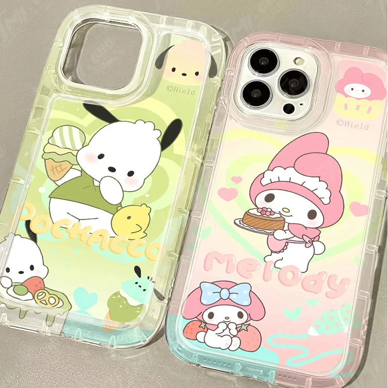 ł Sanrio Rabbit My Melody Case dla Xiaomi 13T 12T 14 13 12 12X 12S 11 10 Lite 11i POCO X3 NFC X4 GT X5 F3 F4 F5 Pro M4 M5S Capa