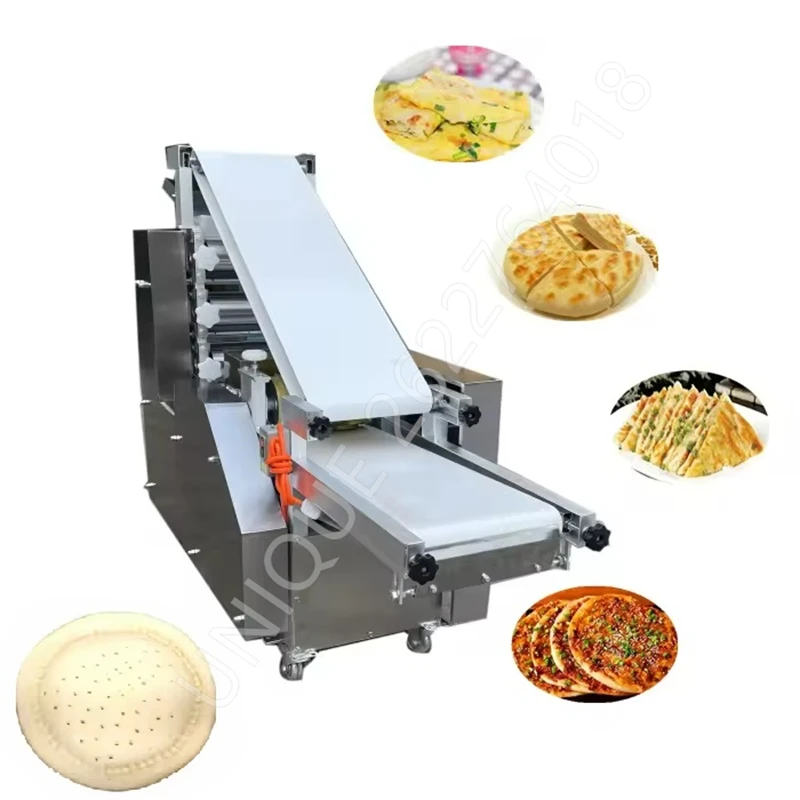 

Automatic Empanada Dumpling Skin Wrapper Making Machine Electric Chapatti Roti Arabic Pita Flour Tortilla Maker