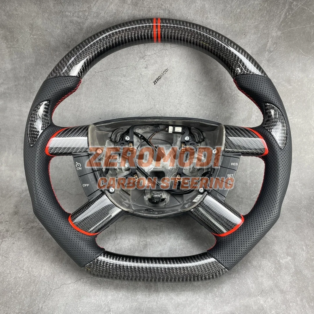 

100% Carbon Fiber Custom Sport Steering Wheel For Ford Focus MK2 MK3 2006-2015 Car Modified Steering Wheel