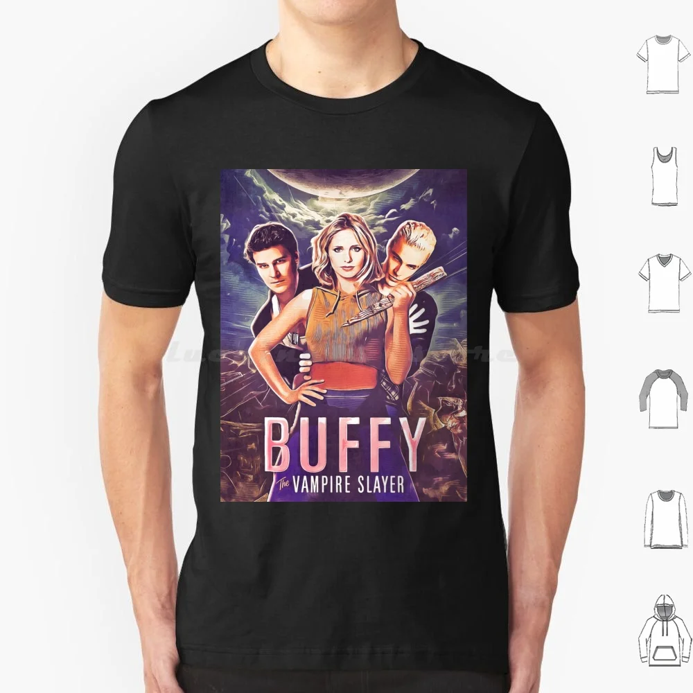 The T Shirt 6xl Cotton Cool Tee Buffy The Vampire Buffy Vampire Btvs Buffy Summers Angel Spike Joss Whedon 90s Willow Vampires