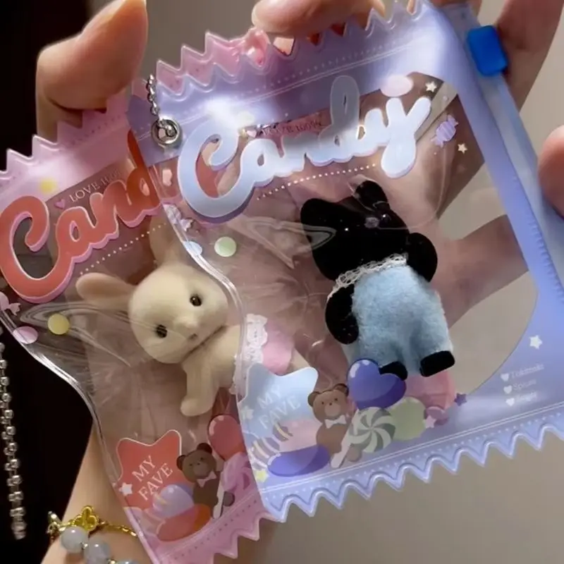 5/10/15 buah tas debu liontin lucu kartun keluarga sylvanans dengan gantungan kunci Aksesori perlengkapan penyimpanan tas permen Mini