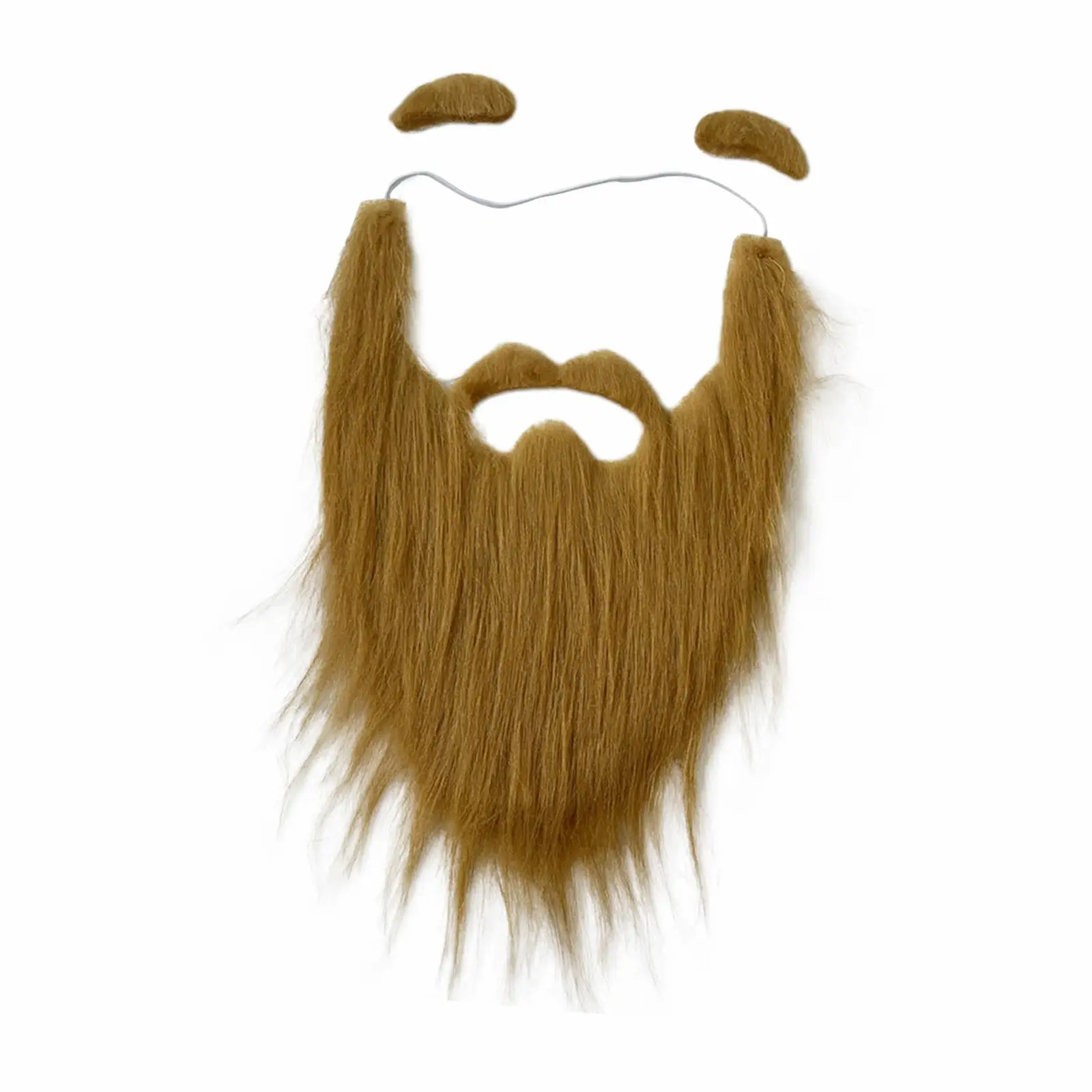 False Beard and Eyebrow Set Mustache Costume False Beards False Facial Hair for Easter image 4