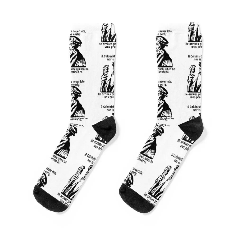 

Calvinist Wizard Socks winter thermal heated bright garter soccer anti-slip Socks Women Men's