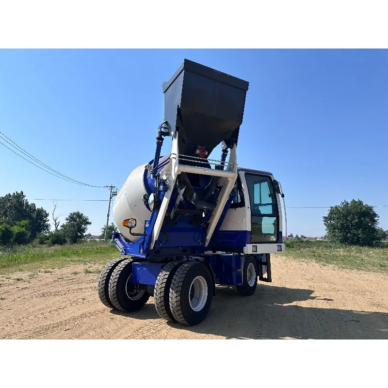 Self Loading Mixer Truck With Hydraulic Lifting System For Efficient Concrete Work